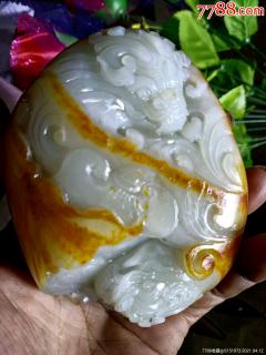 新疆和田玉招财貔貅摆件把件